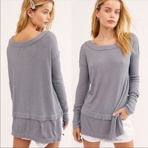 NWT We the free North Shore Grey Thermal size XS
